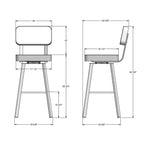 Brixton Swivel Stool