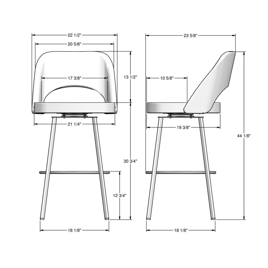 Scarlett Swivel Stool