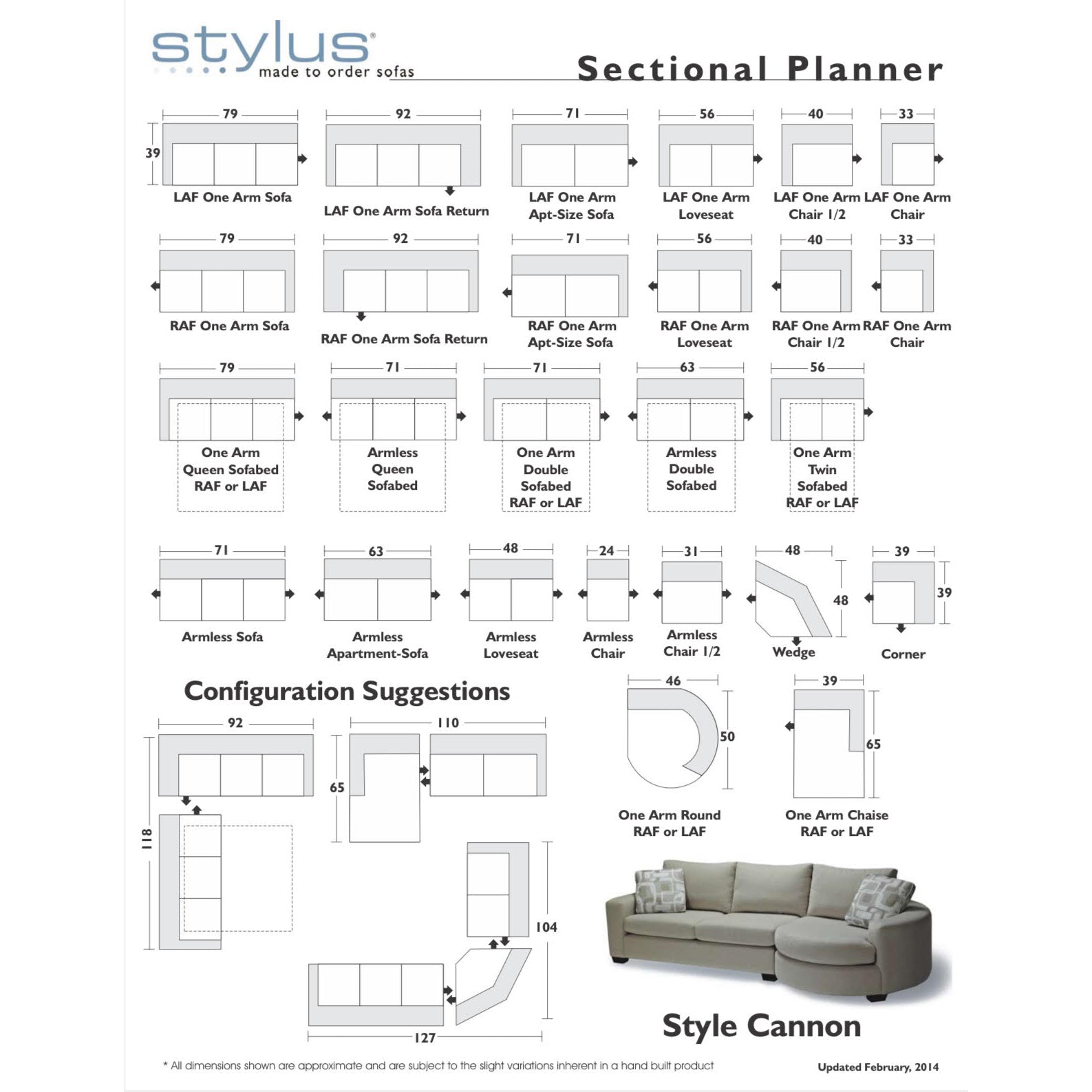 Cannon Sofa/Sectional