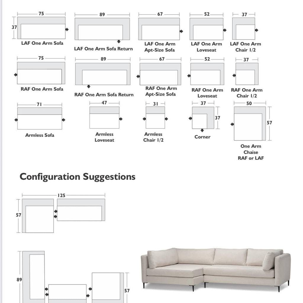 Burke Sofa/Sectional