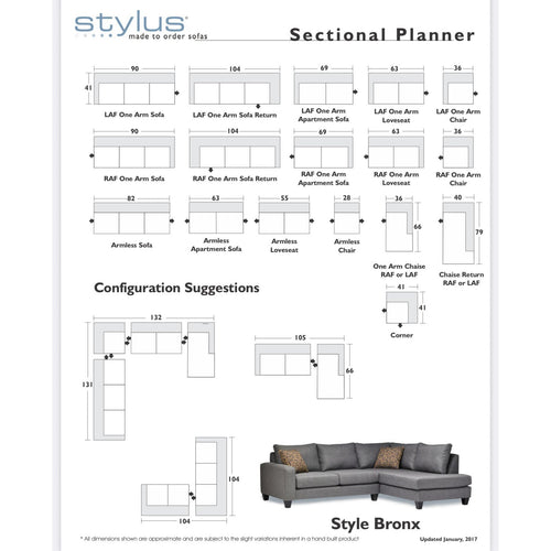 Bronx Sofa/Sectional