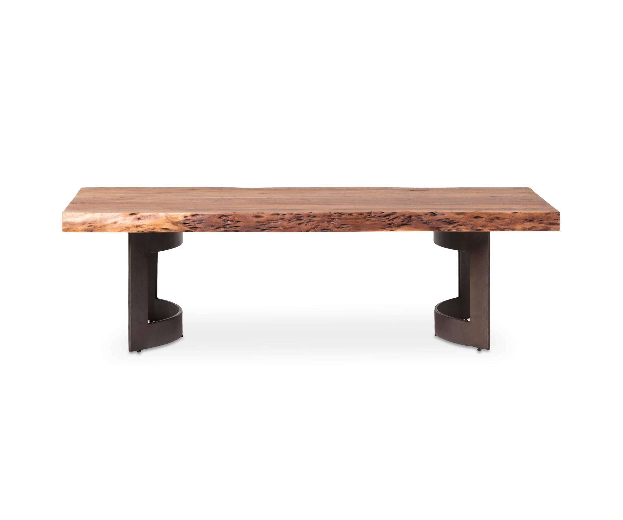 Bent Live Edge Coffee Table