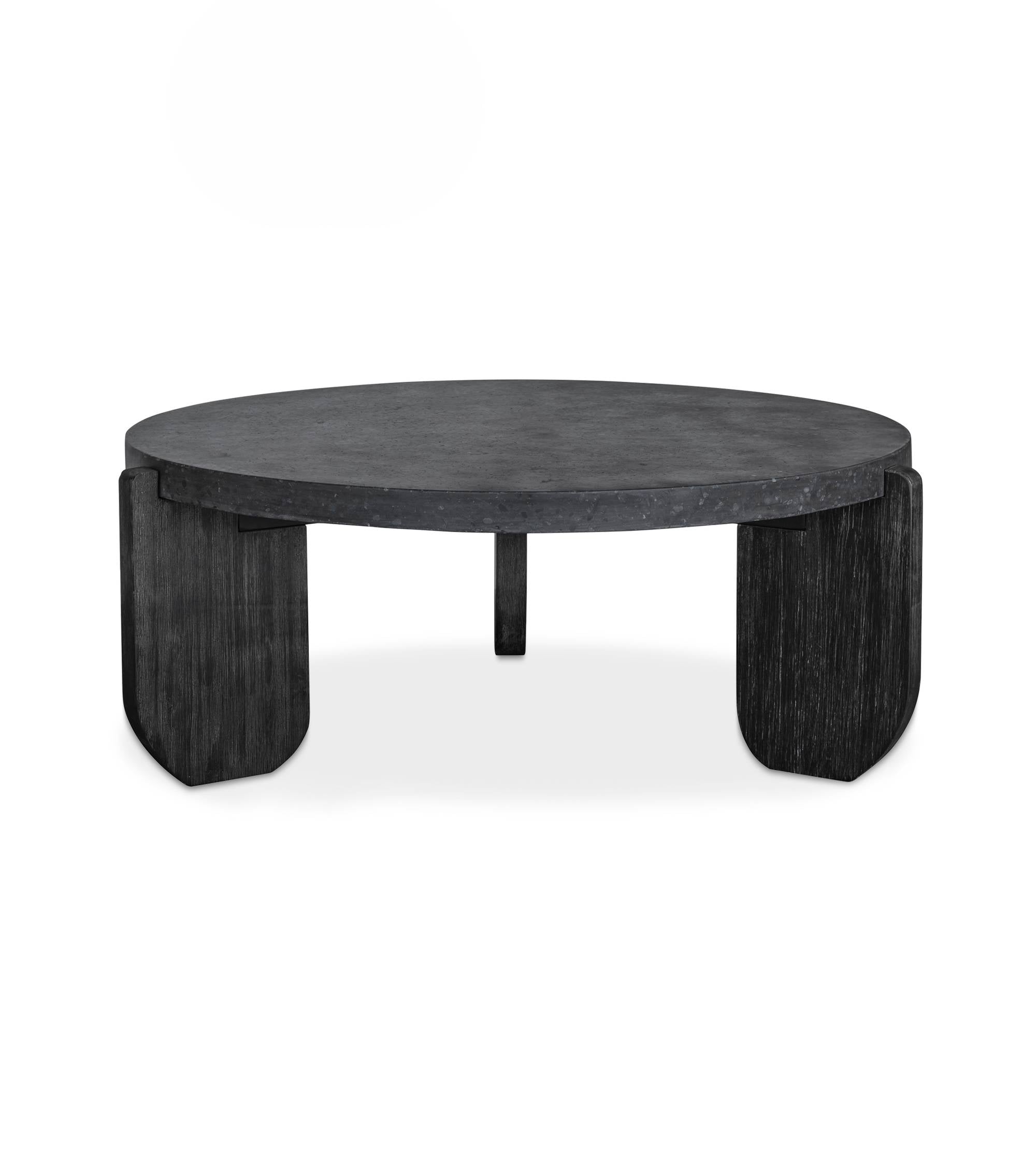 Wunder Round Blk Coffee Table