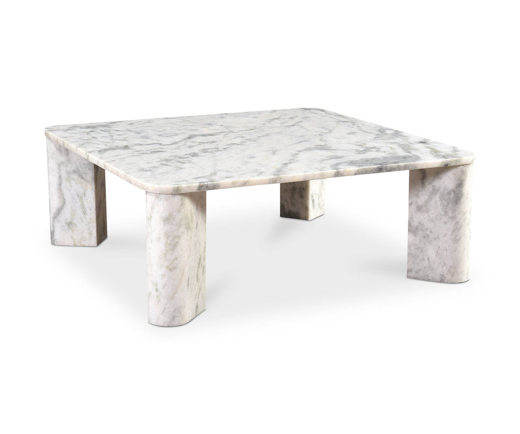 Segment Marble Ashen Grey Coffee Table