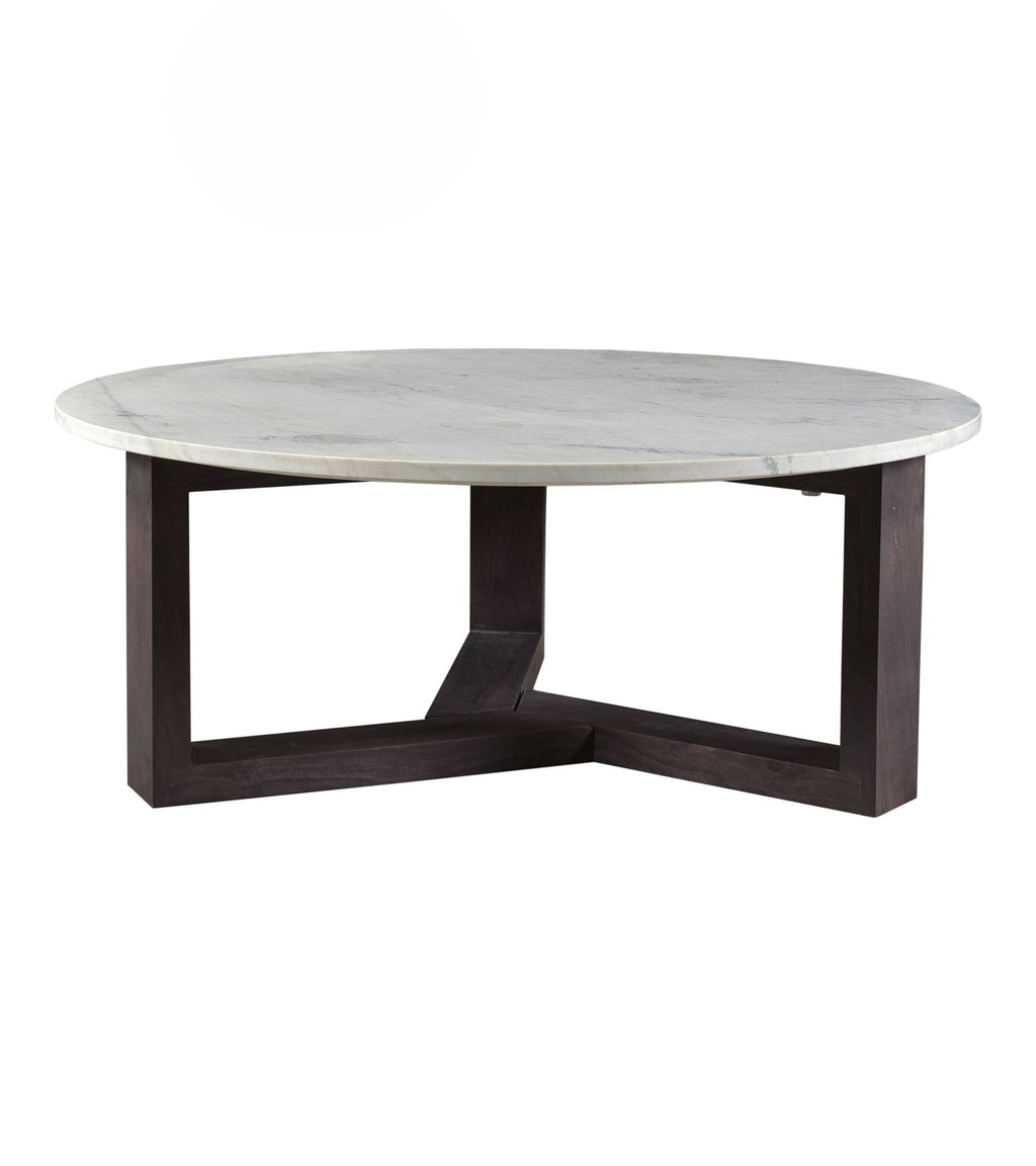 Jinxx Round Coffee Table Marble / Wood