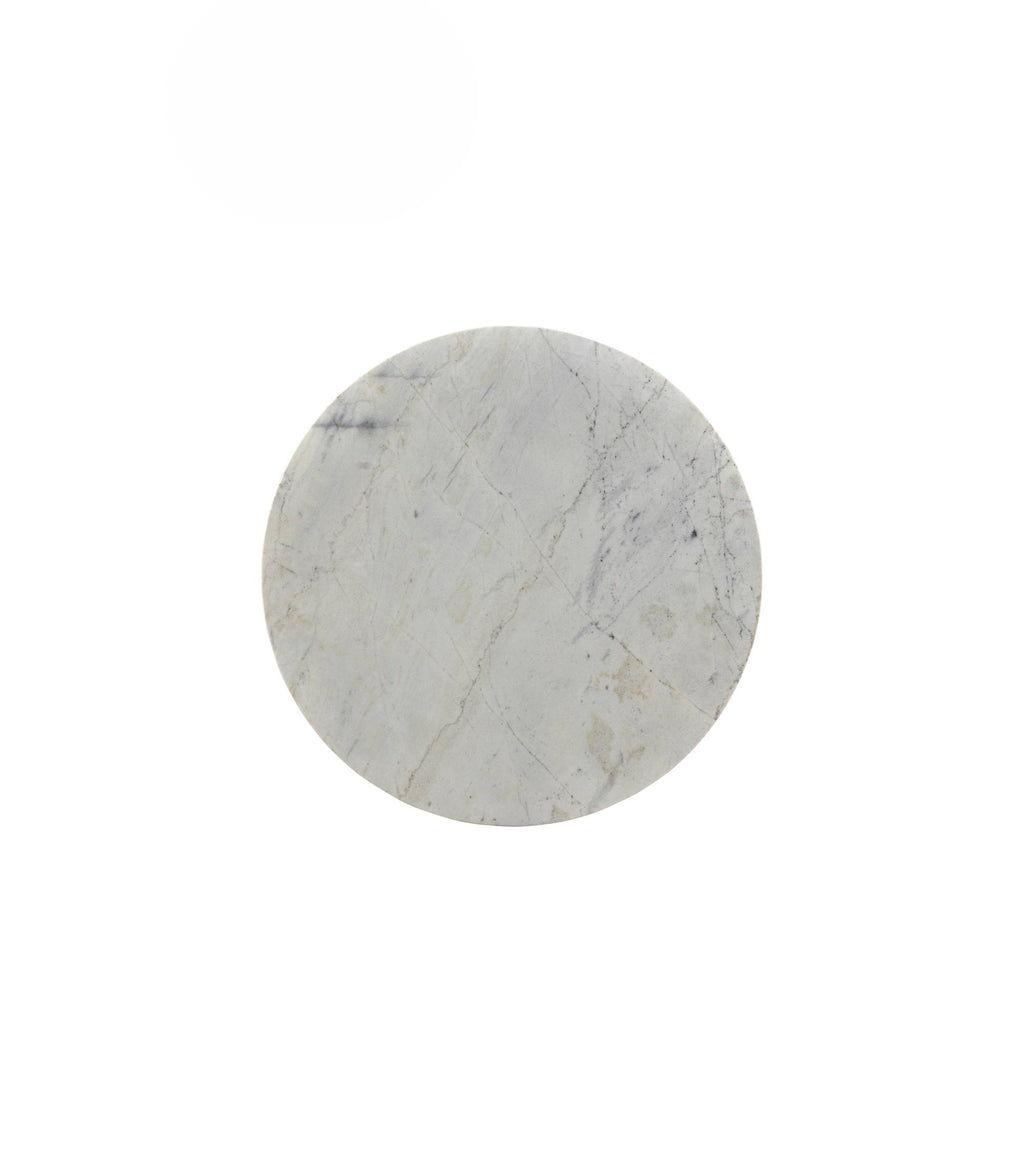 Jinxx Round Coffee Table Marble / Wood