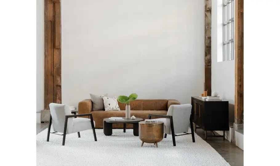 Wunder Round Blk Coffee Table