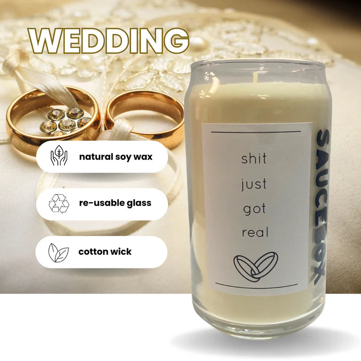 Saucebox Gift Candle Assorted Scents and Sayings